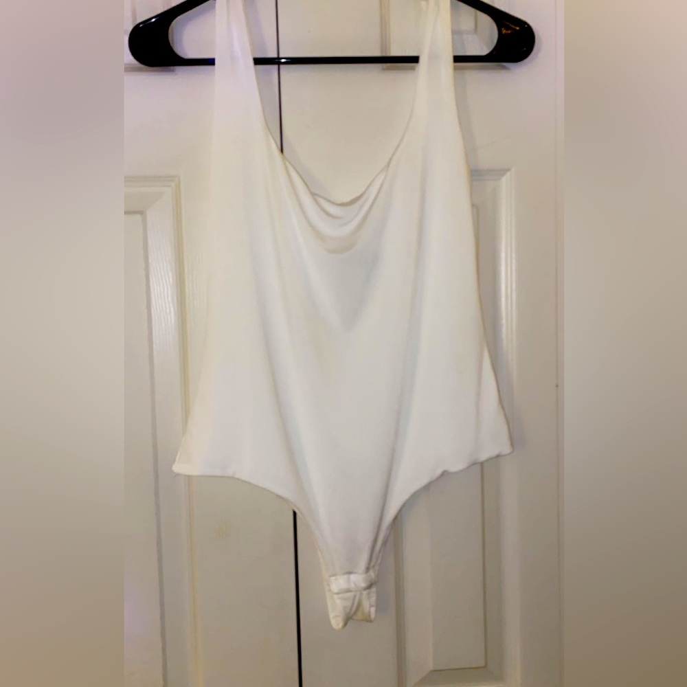 Pretty little thing white bodysuit!